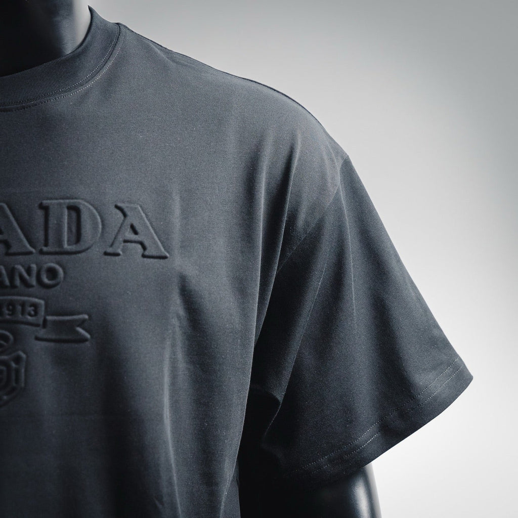 Pra 25ss embossed t-shirt