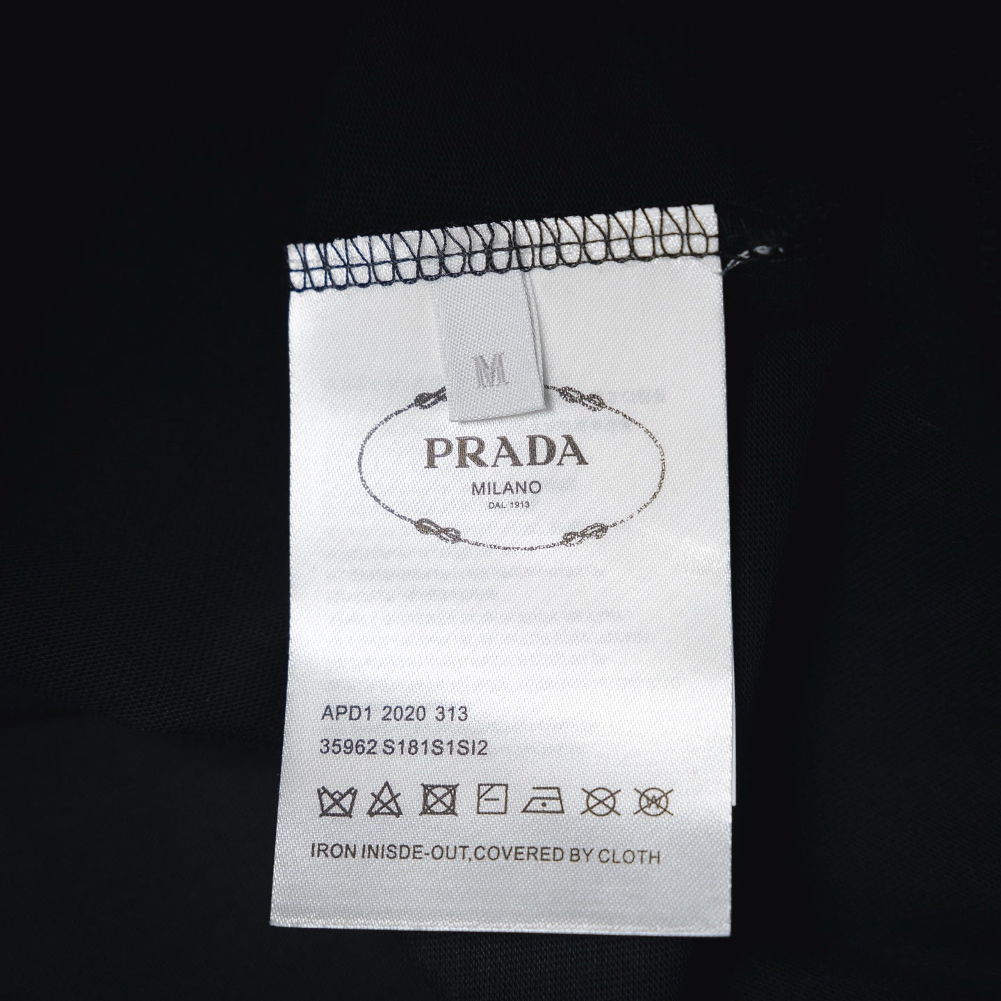 Pra 25ss embossed t-shirt
