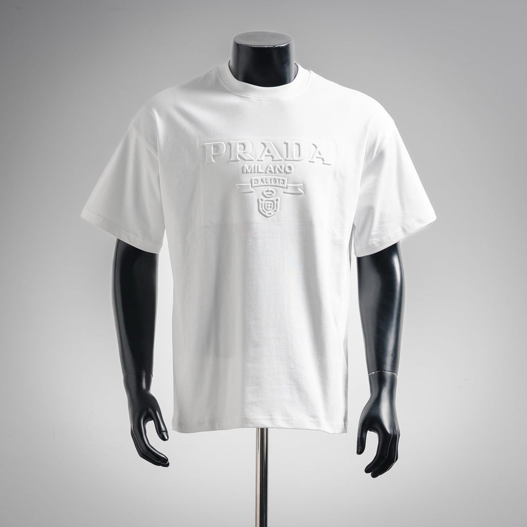 Pra 25ss embossed t-shirt