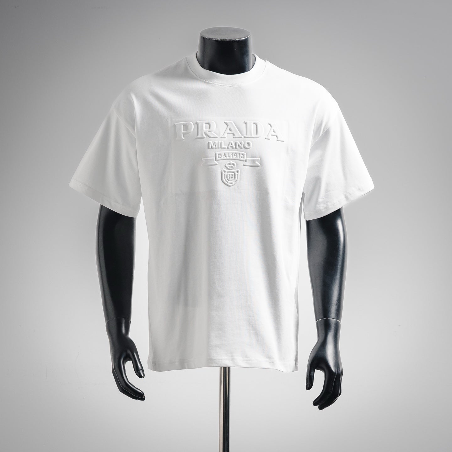 Pra 25ss embossed t-shirt