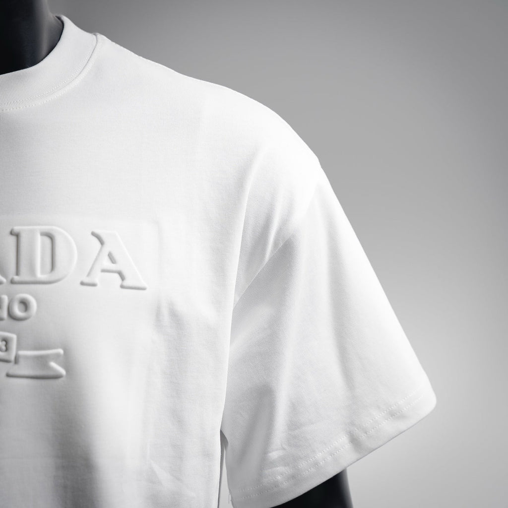 Pra 25ss embossed t-shirt
