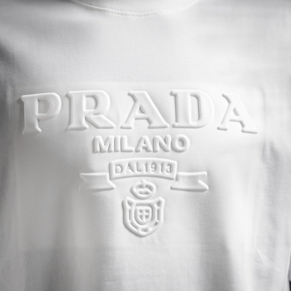 Pra 25ss embossed t-shirt