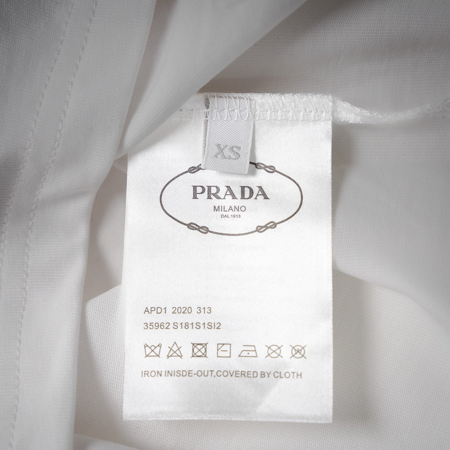 Pra 25ss embossed t-shirt