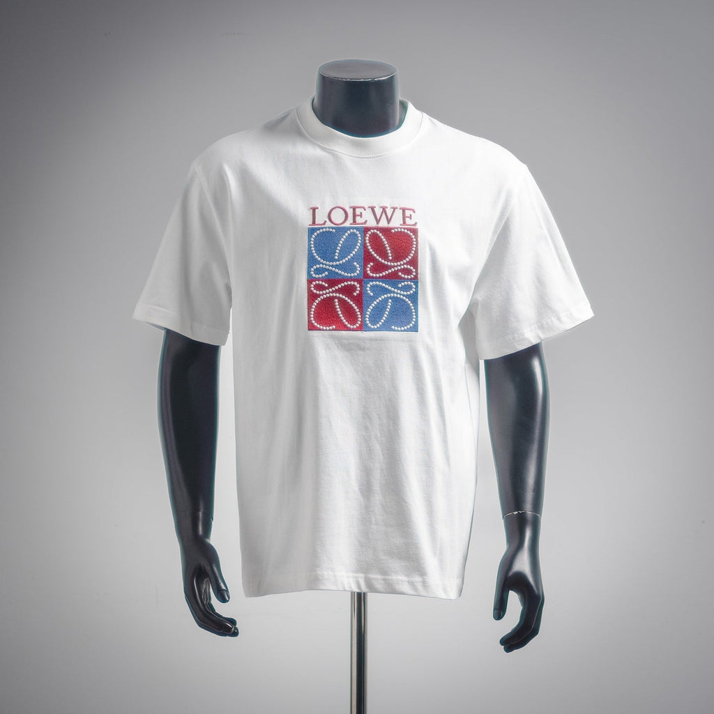 Loe 25ss embroidered t-shirt