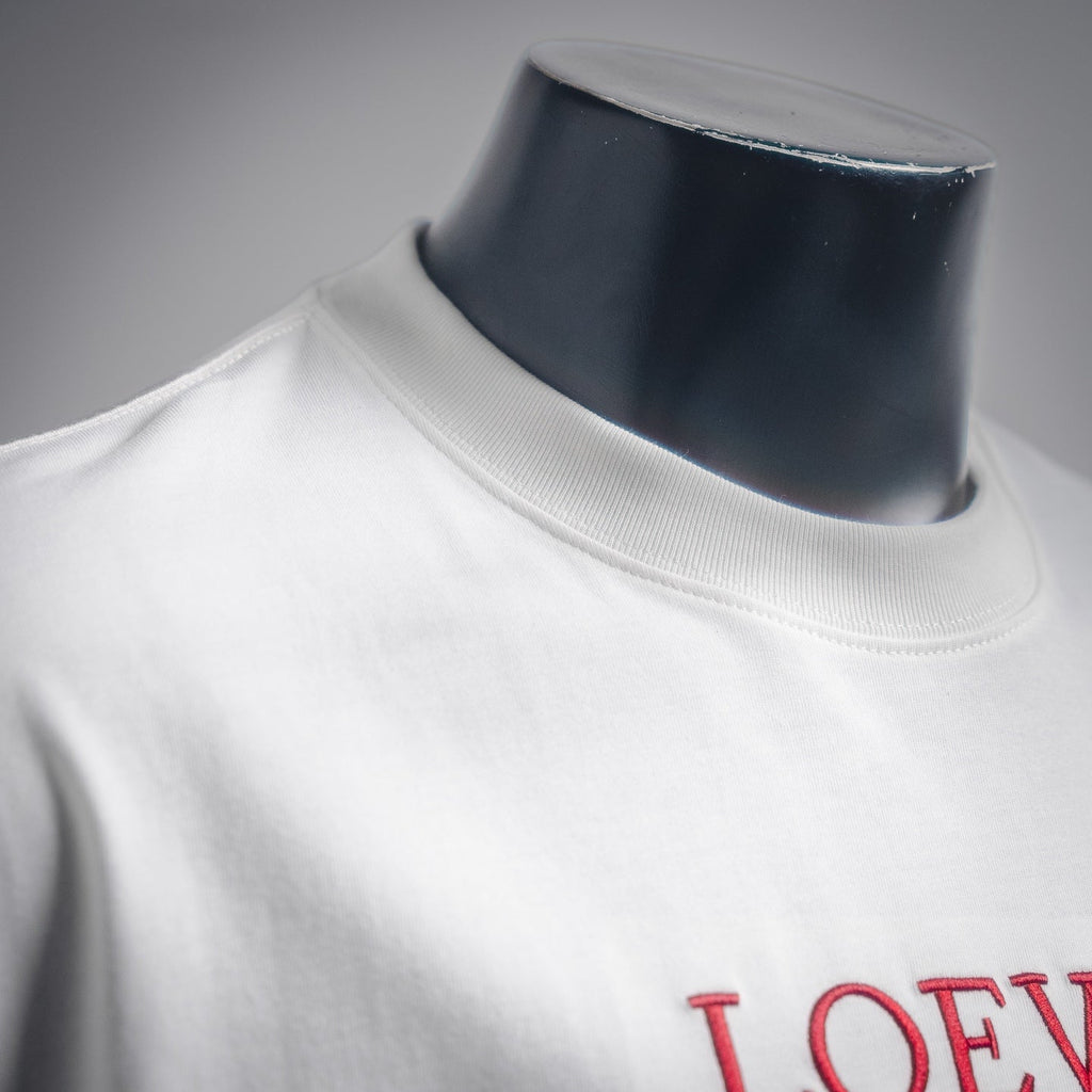 Loe 25ss embroidered t-shirt
