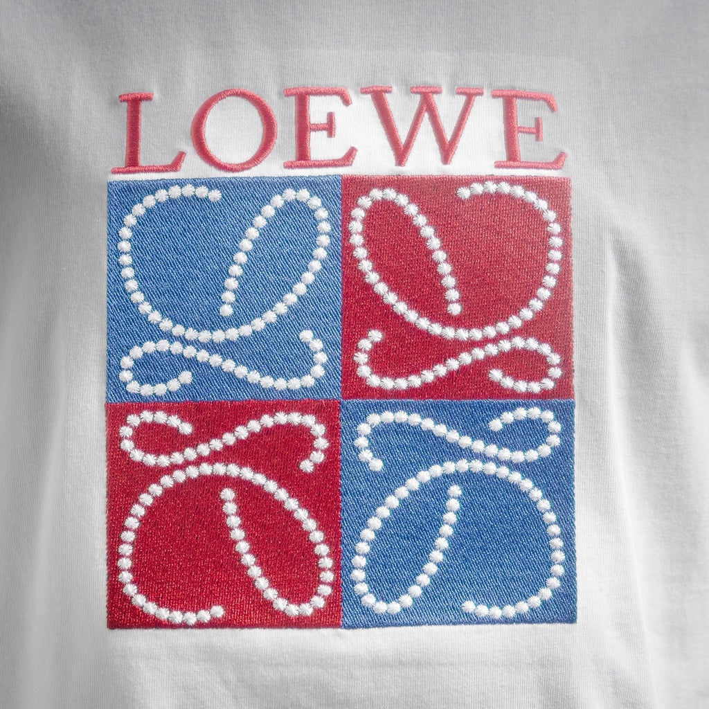 Loe 25ss embroidered t-shirt