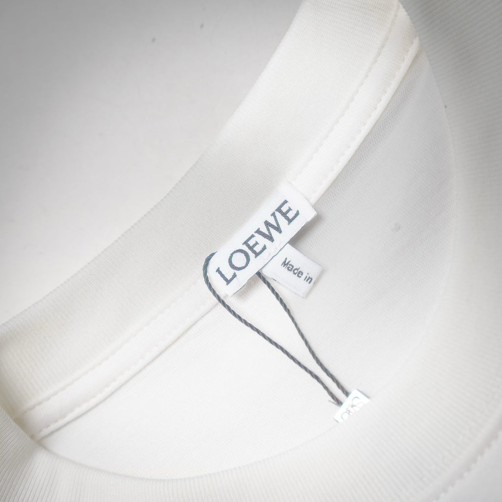 Loe 25ss embroidered t-shirt