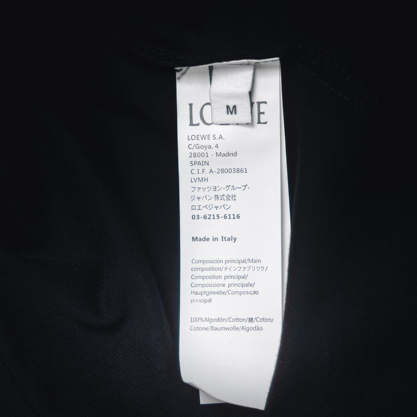 Loe 25ss embroidered t-shirt