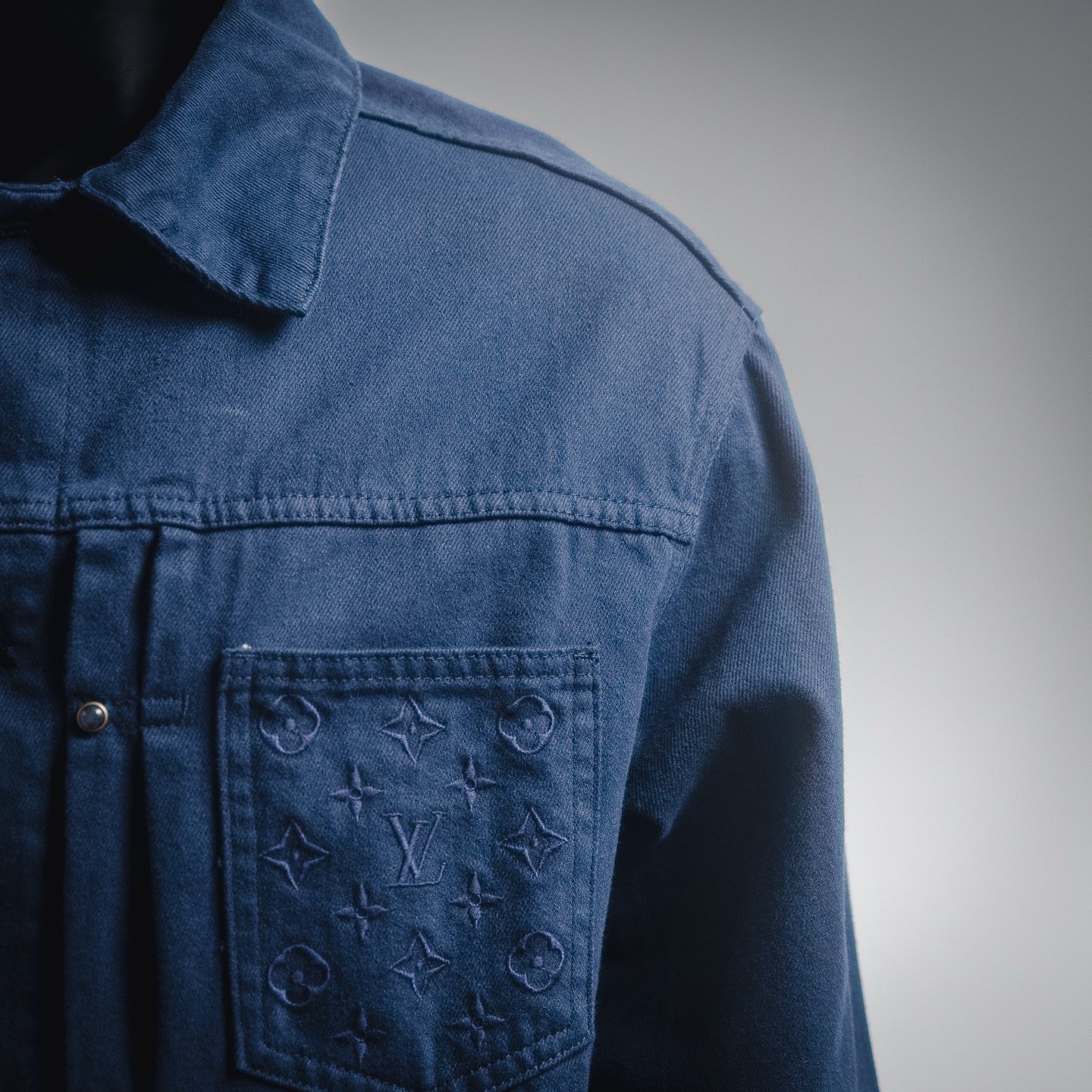 Louis 25ss embossed jacket