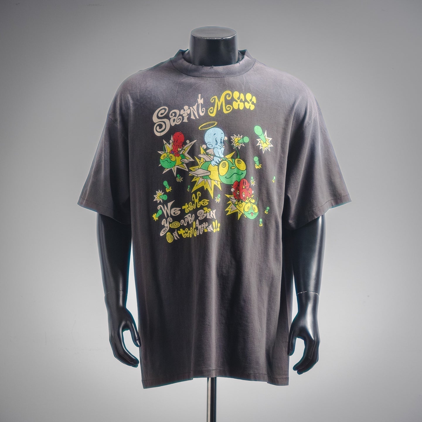 Saint mic 25ss printed t-shirt