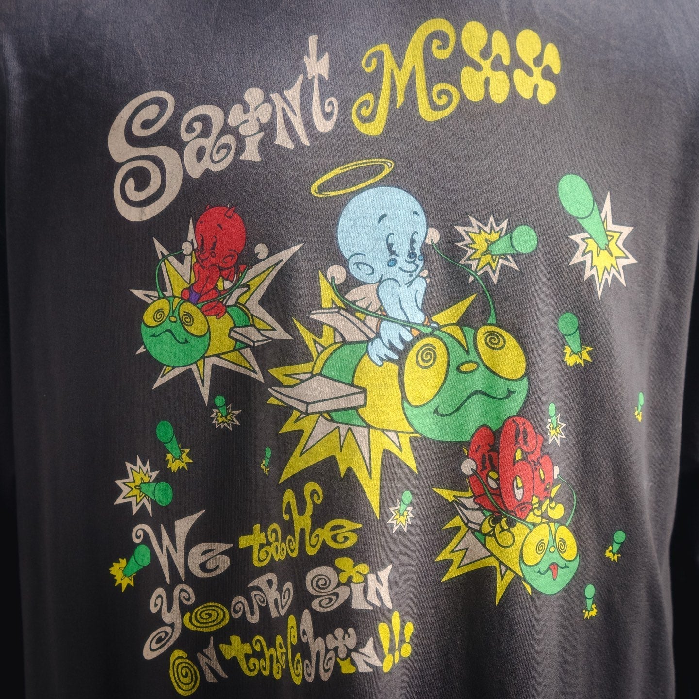 Saint mic 25ss printed t-shirt