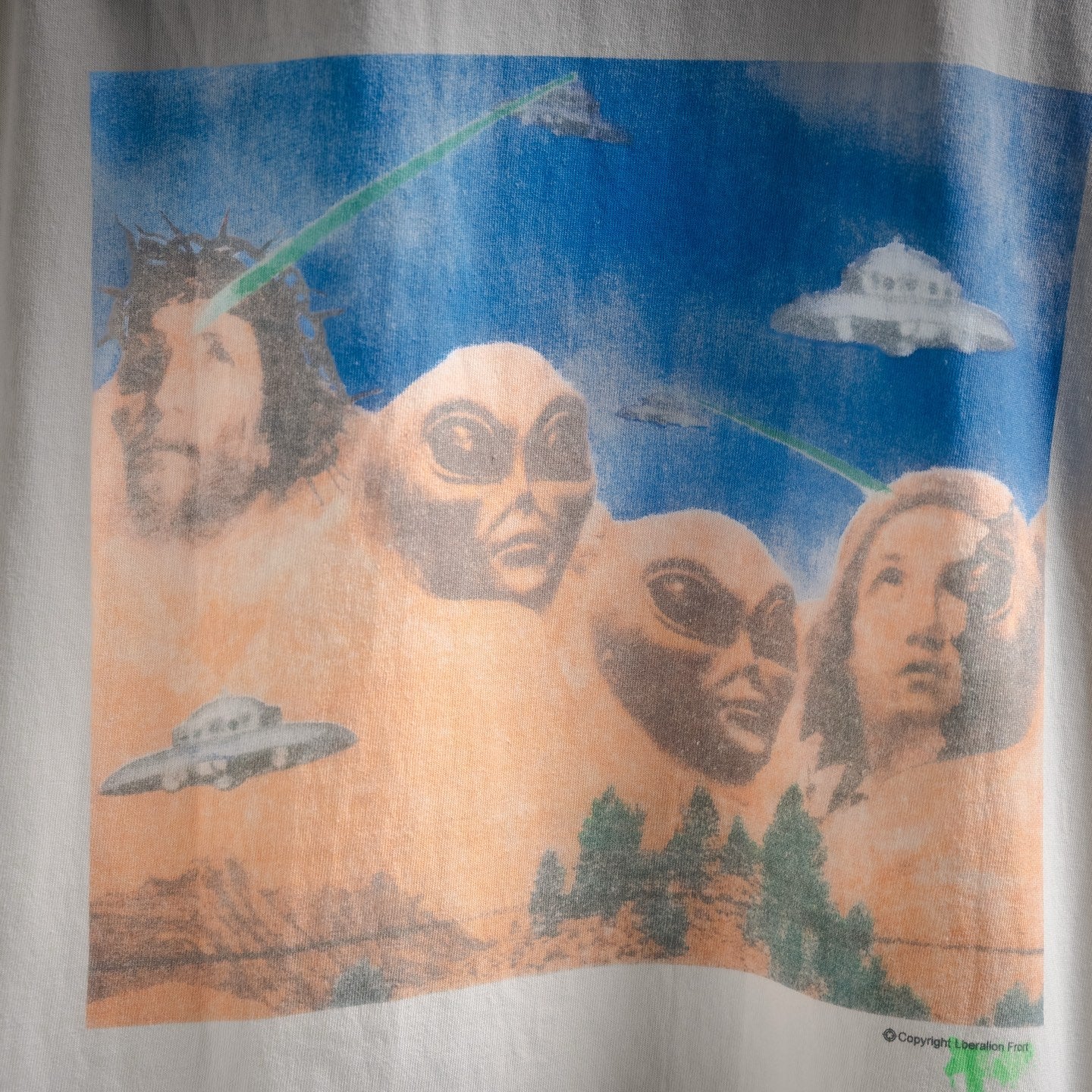 Saint mic 25ss printed t-shirt