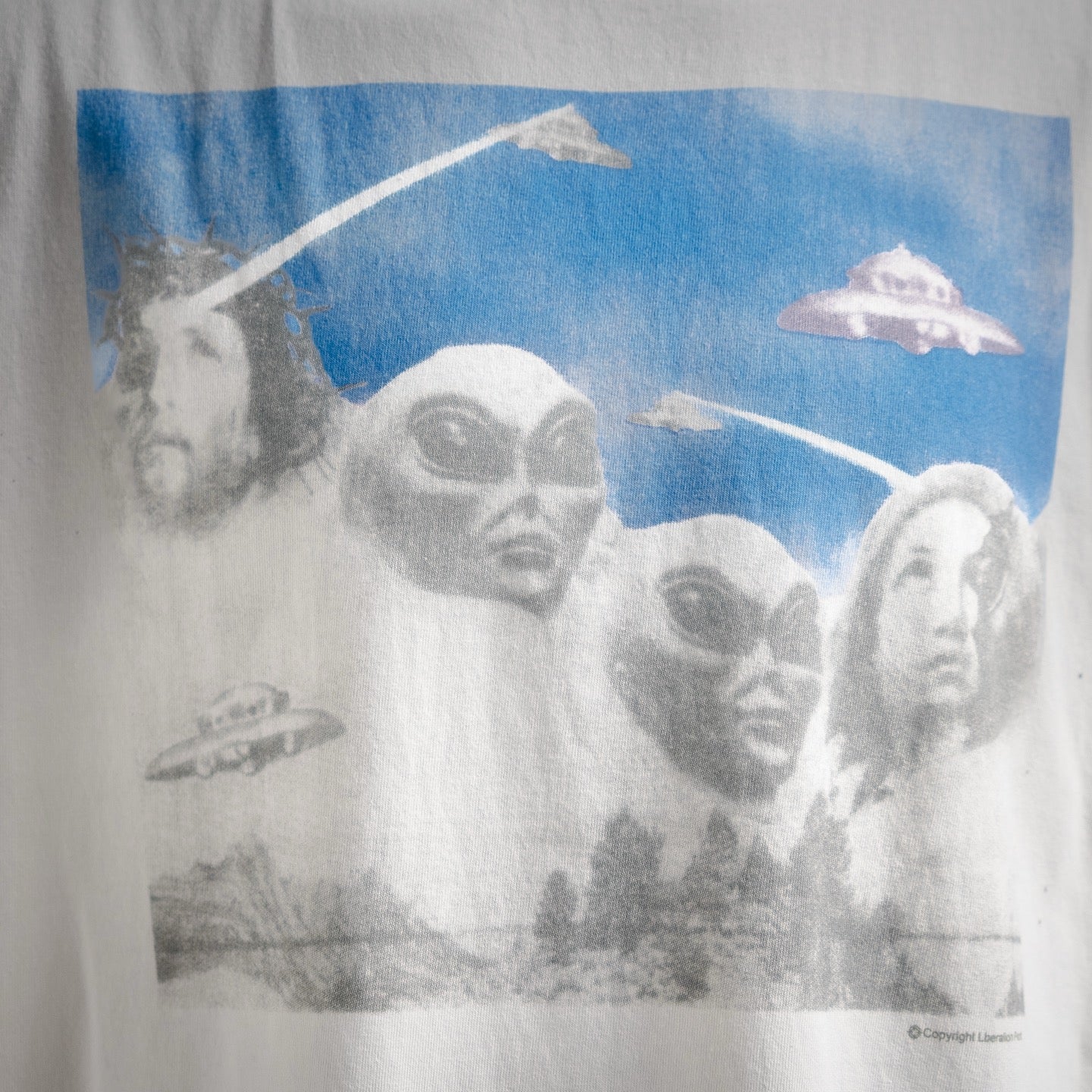 Saint mic 25ss printed t-shirt