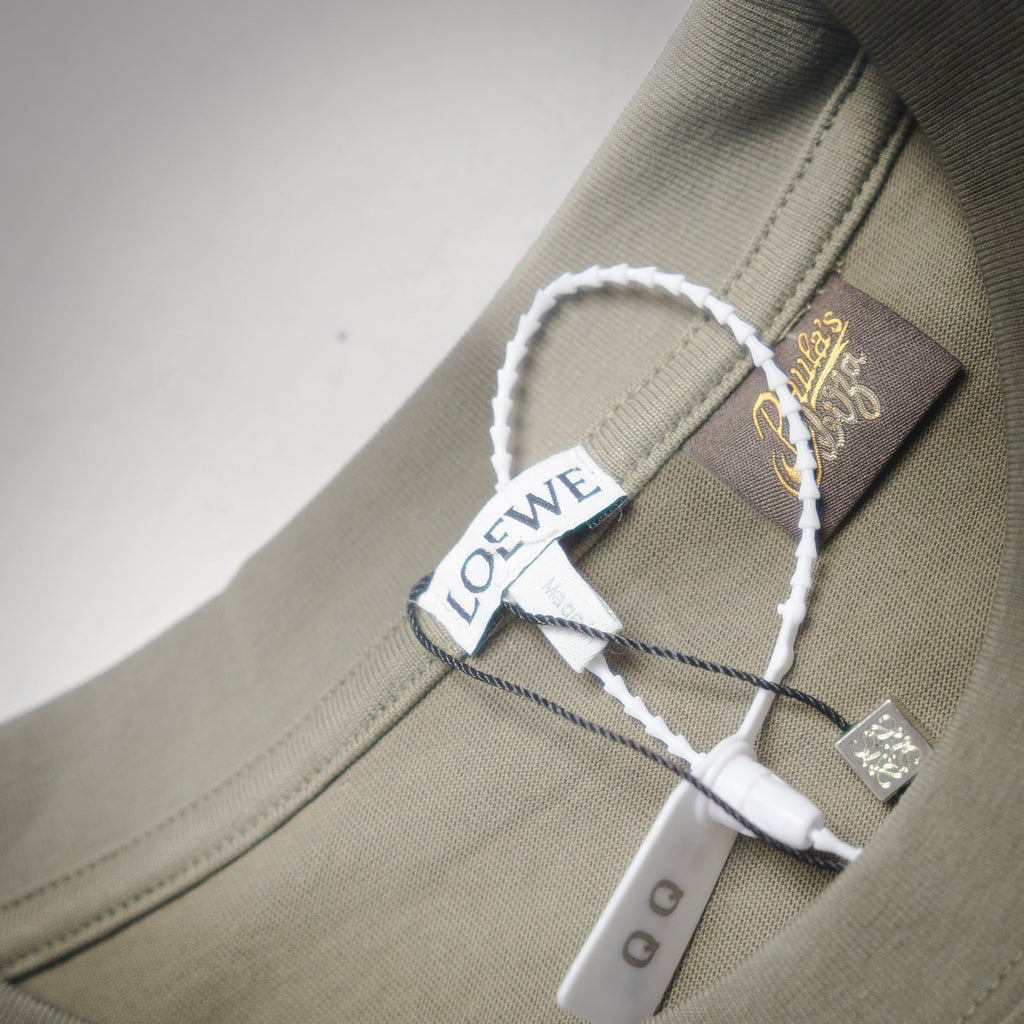 Loe 25ss embroidered t-shirt