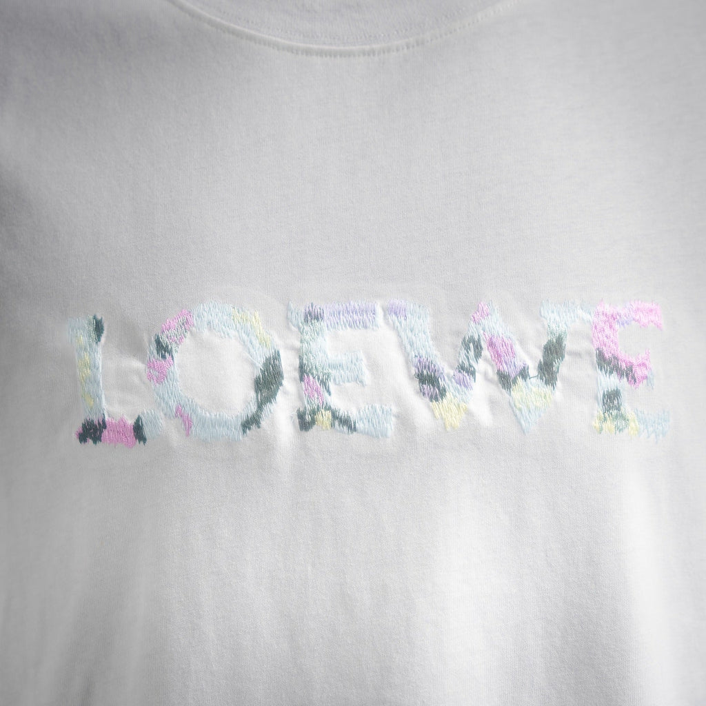 Loe 25ss embroidered t-shirt