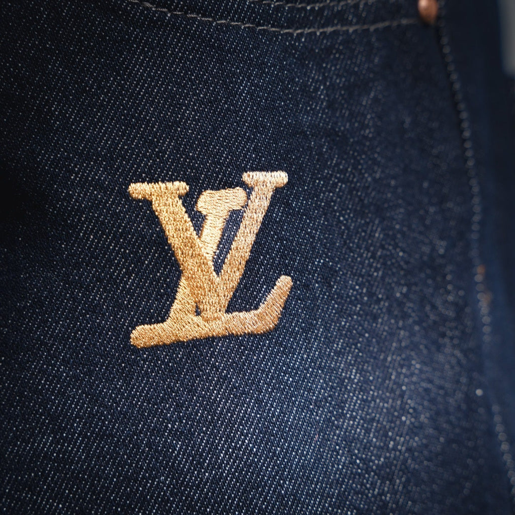 Louis 25fw embroidered jeans