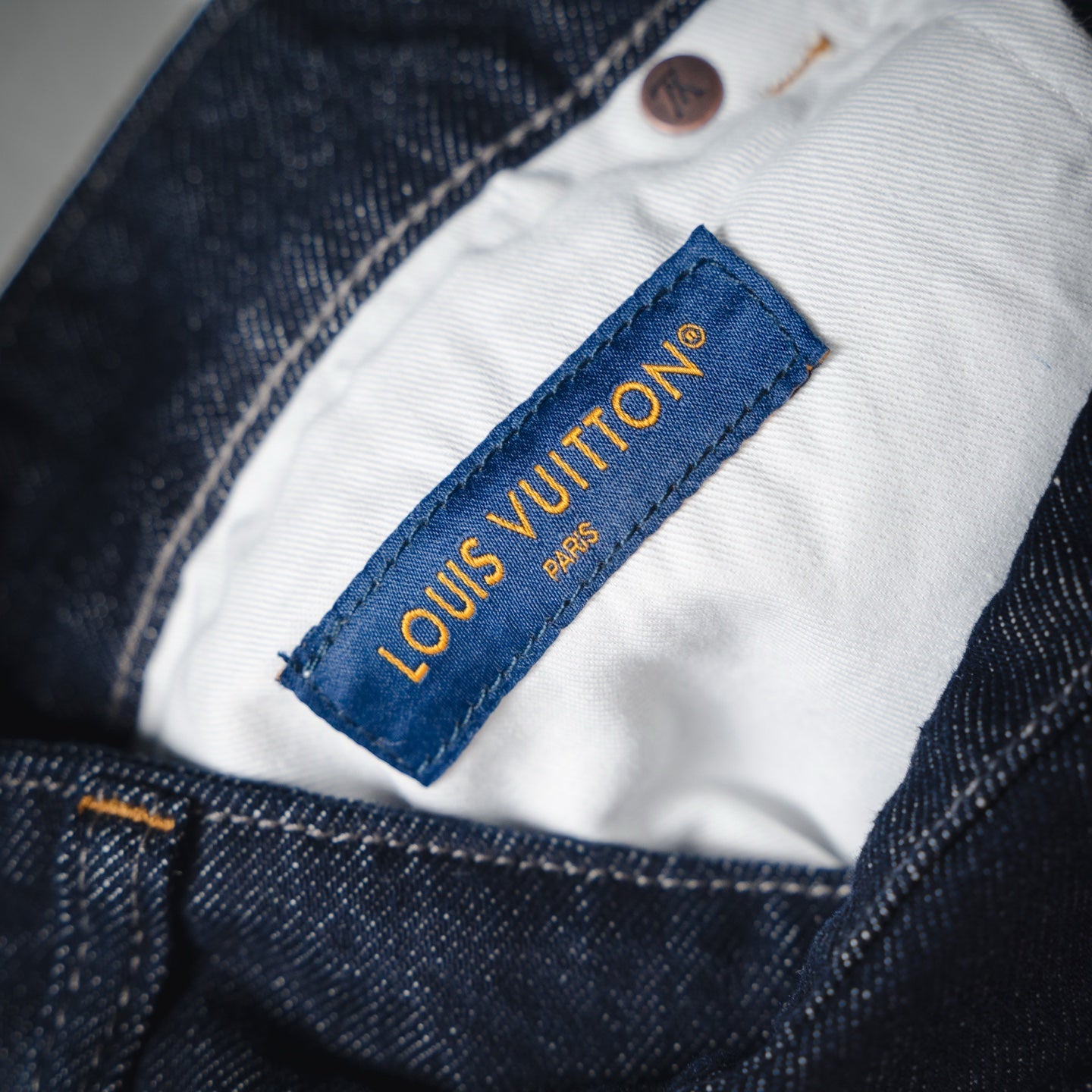 Louis 25fw embroidered jeans