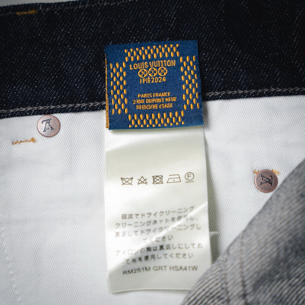 Louis 25fw embroidered jeans