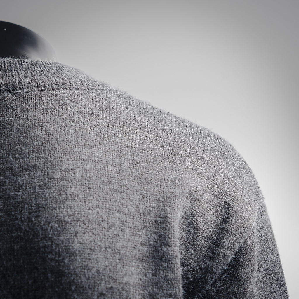 Ami 25fw embroidered cardigan