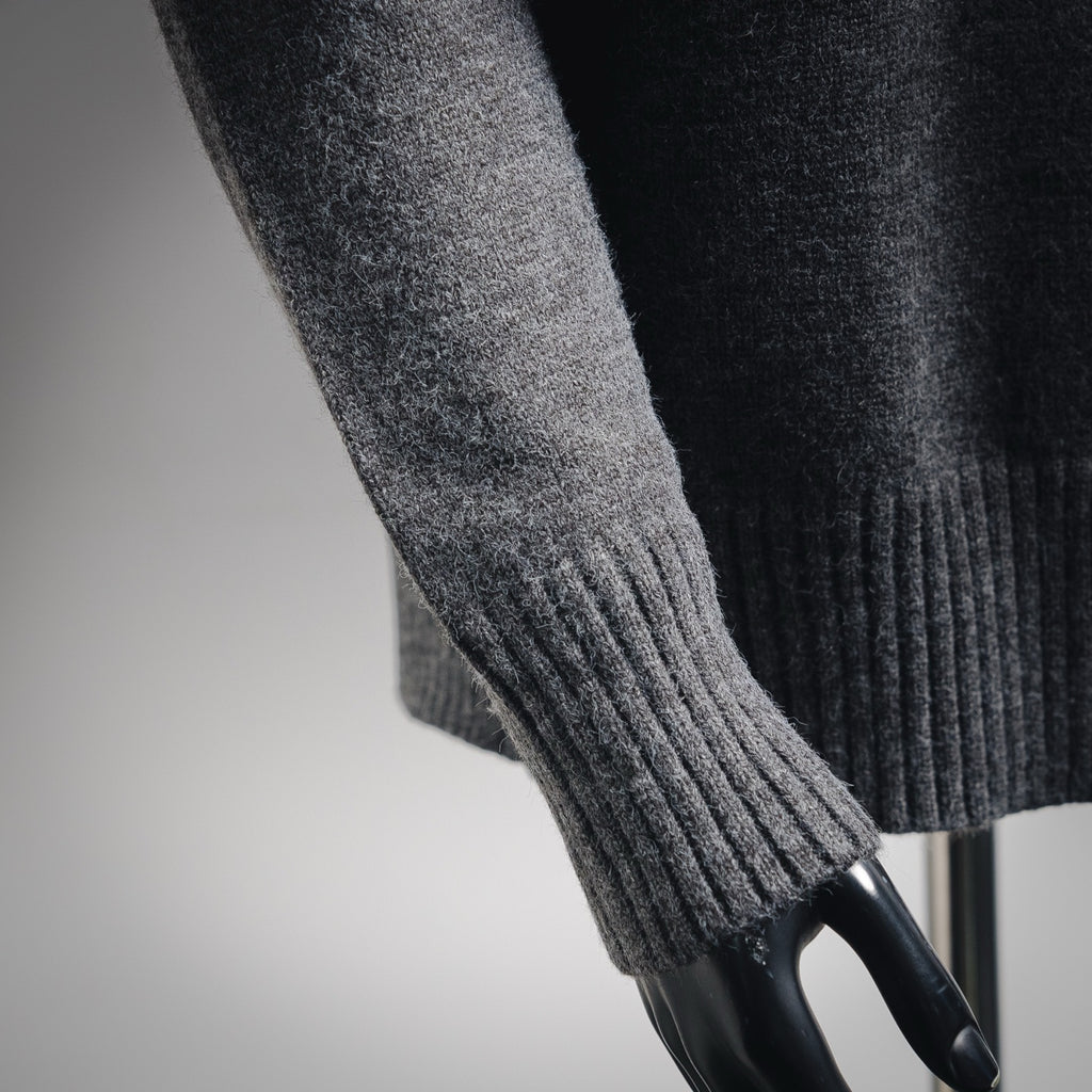 Ami 25fw embroidered cardigan