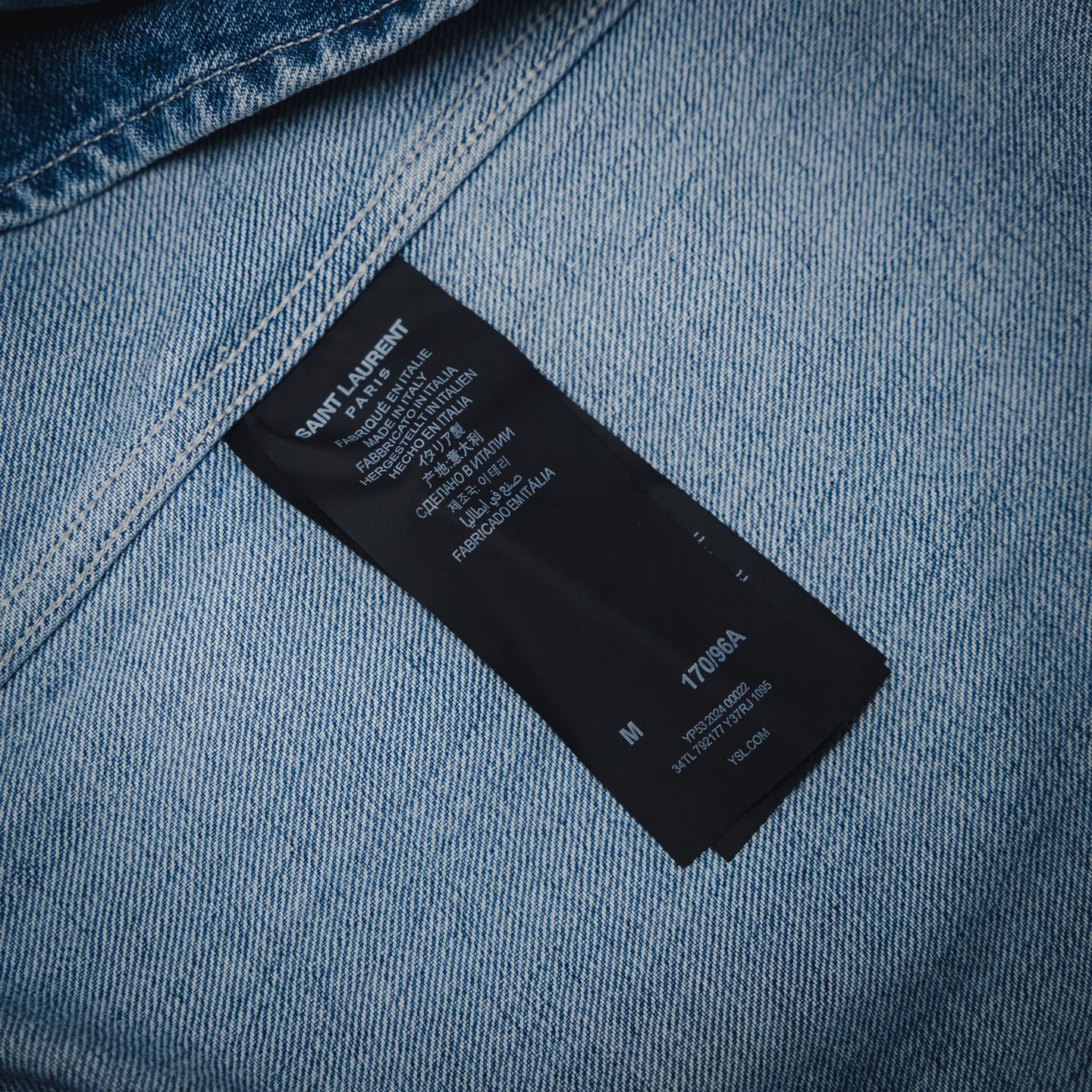 Saint 25fw denin jacket