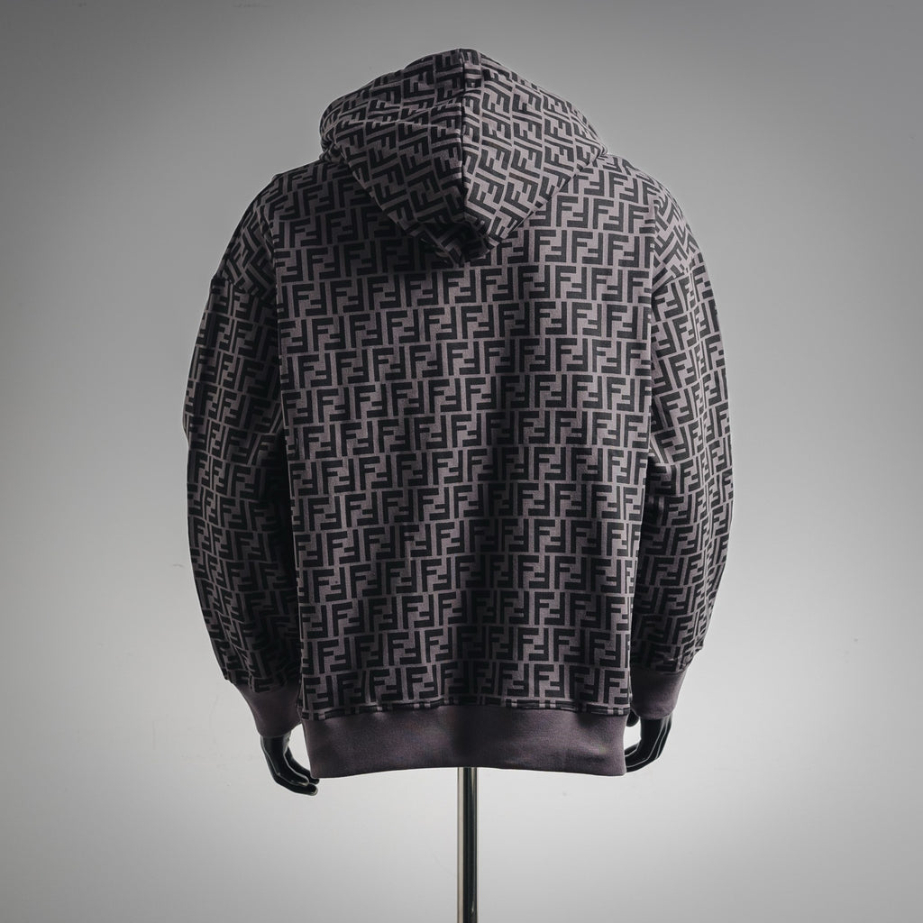 Fend 25fw printed hoodie