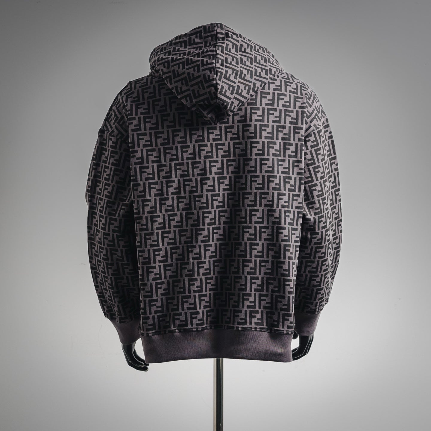 Fend 25fw printed hoodie