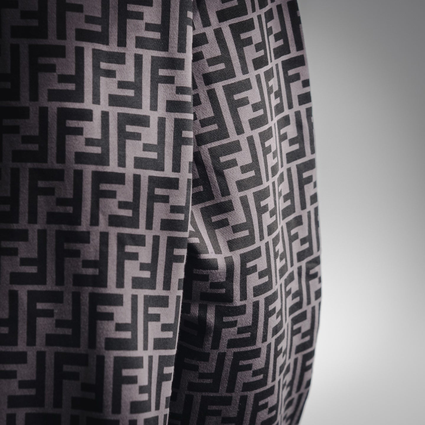 Fend 25fw printed hoodie