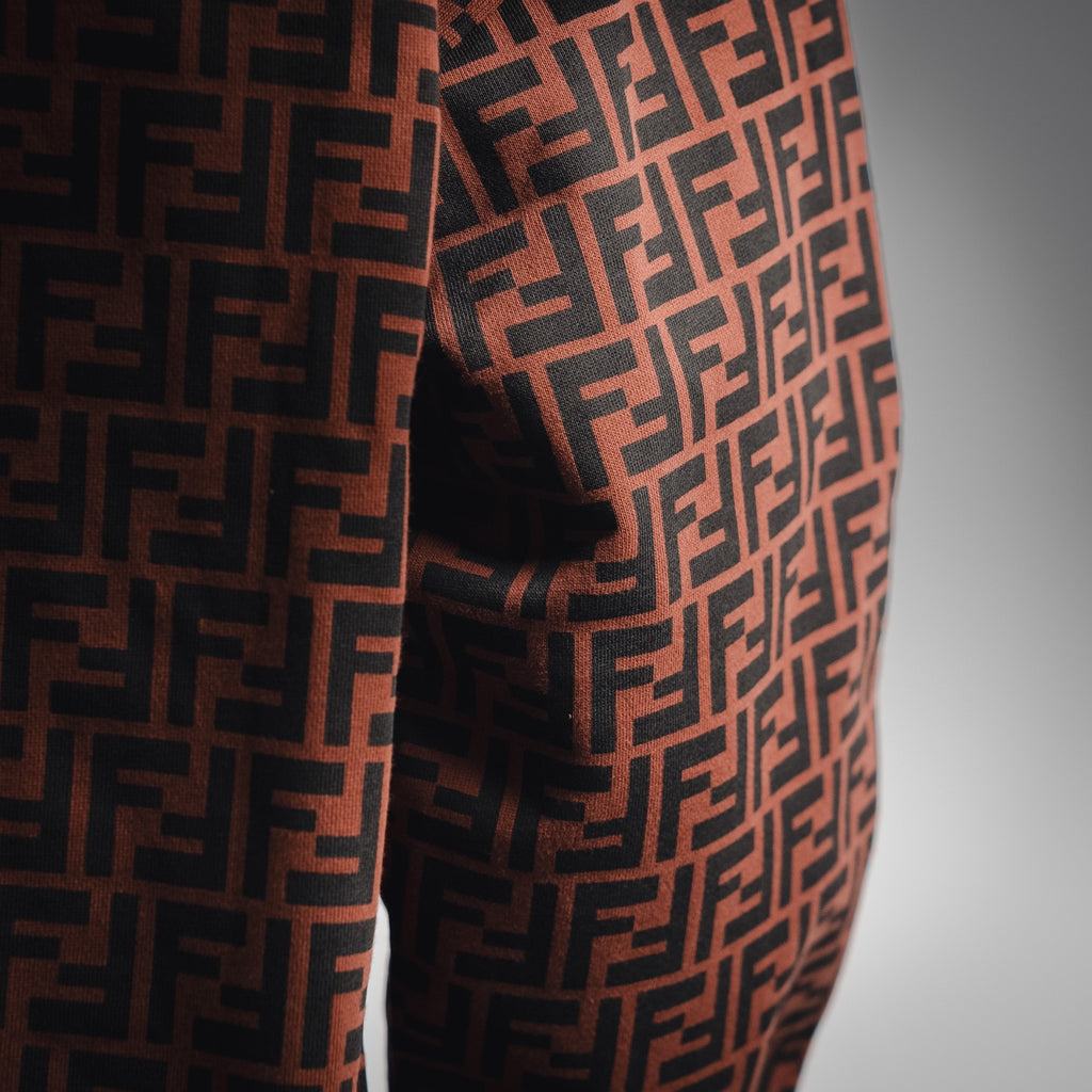 Fend 25fw printed hoodie