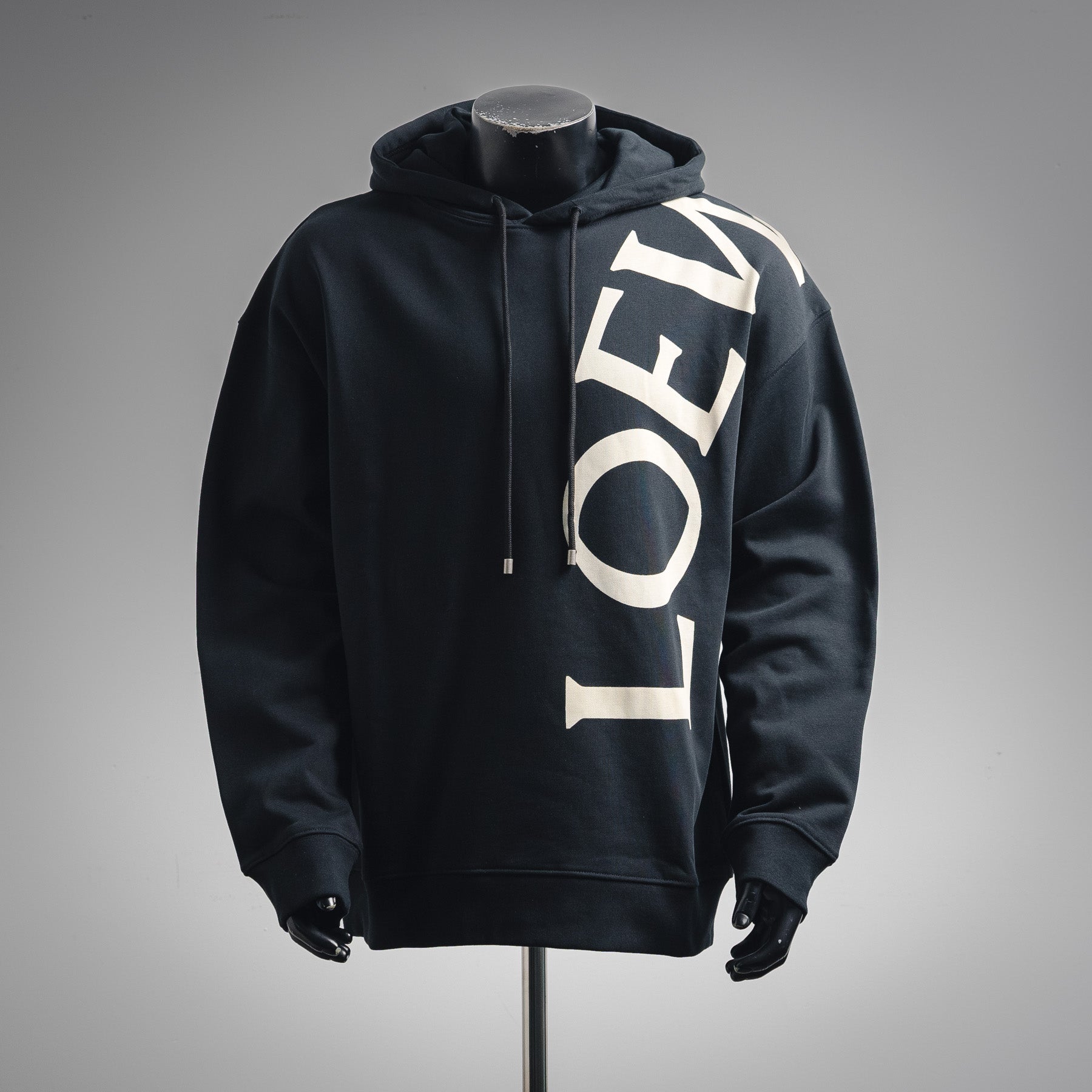 Loe 25fw printed hoodie