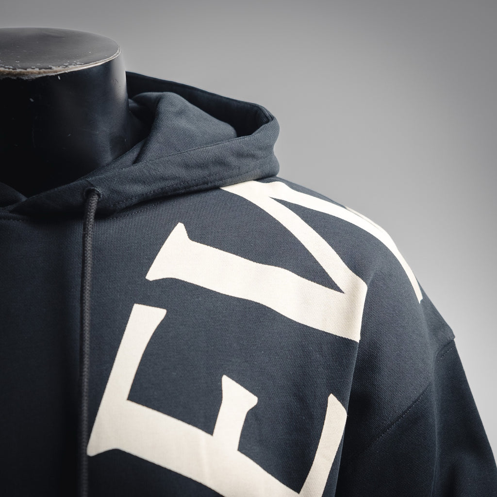 Loe 25fw printed hoodie