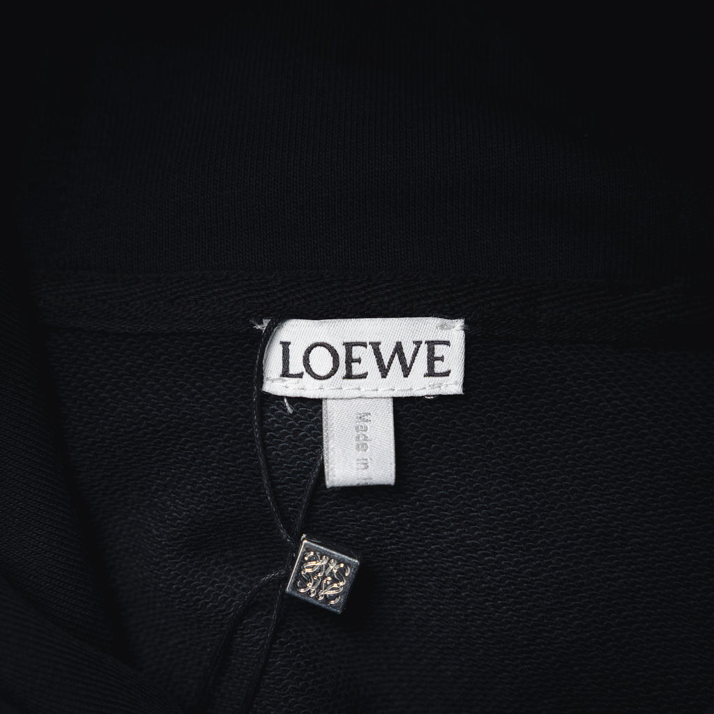 Loe 25fw printed hoodie