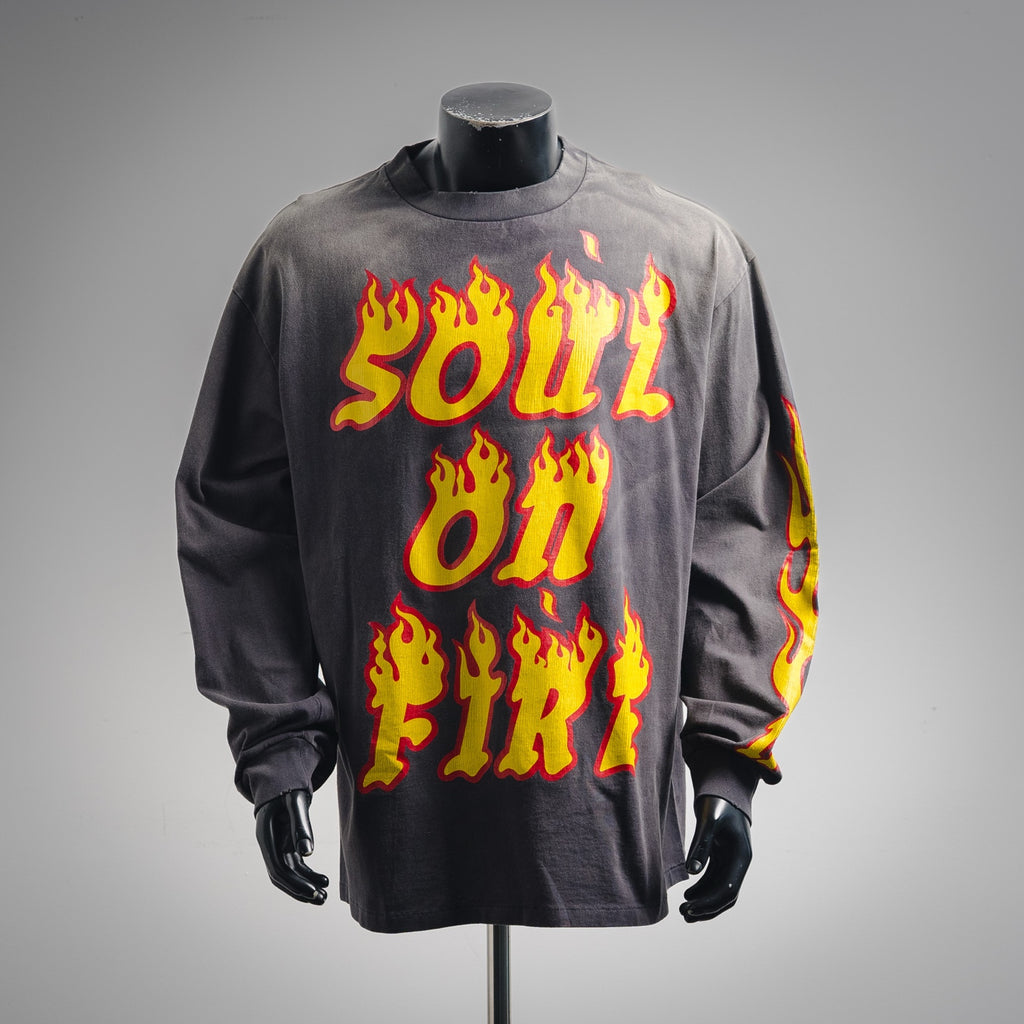 Saint 25fw printed shirt