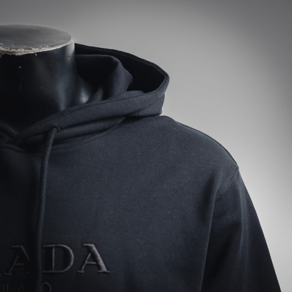 Pra 25fw embroidered hoodie