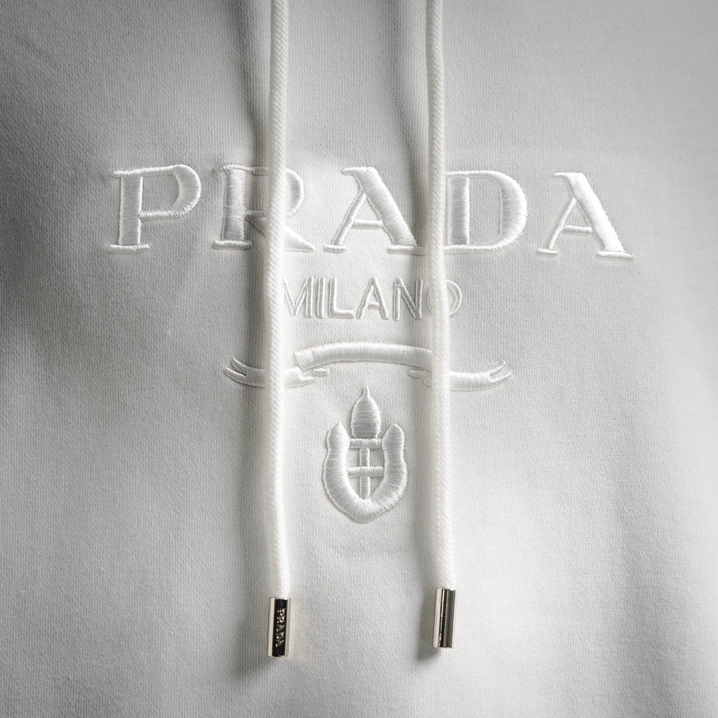 Pra 25fw embroidered hoodie