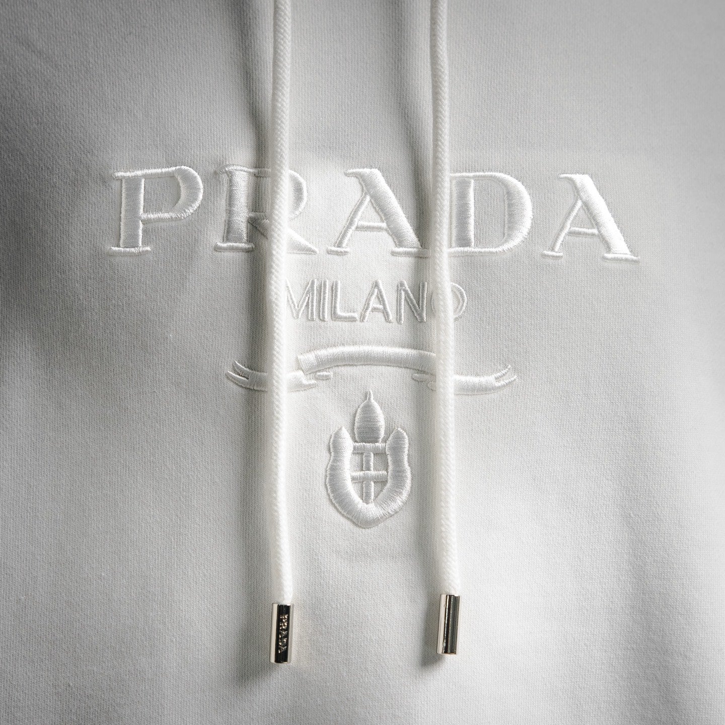 Pra 25fw embroidered hoodie