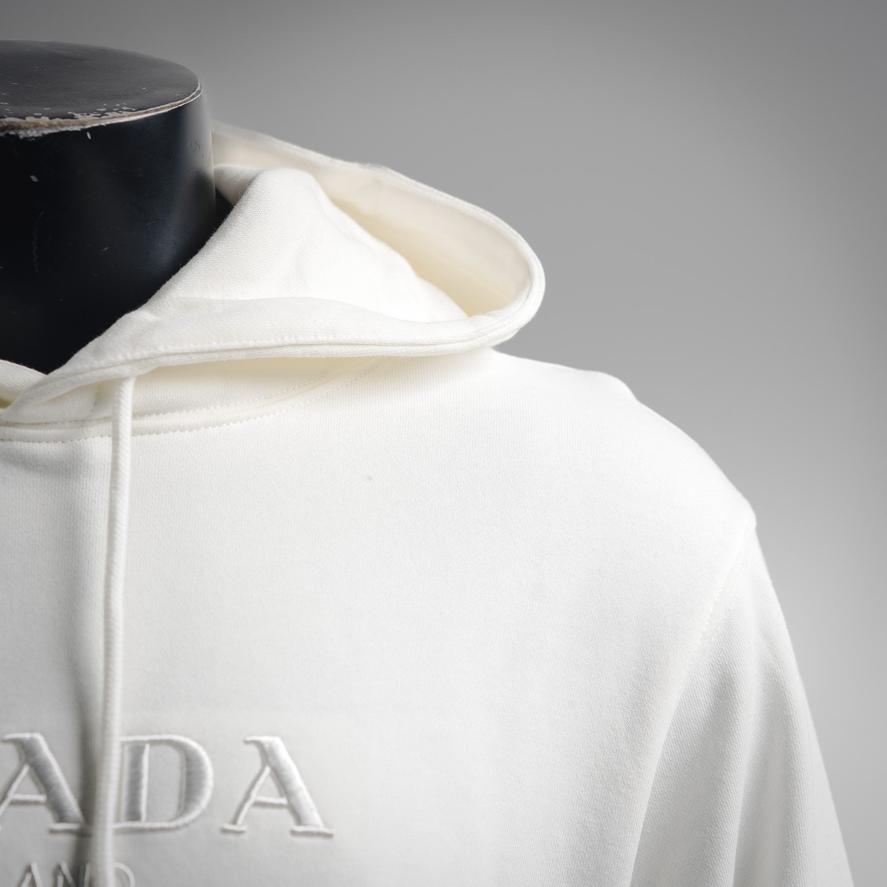 Pra 25fw embroidered hoodie