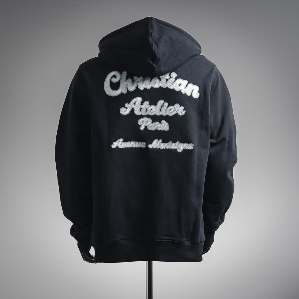 CD 25fw embroidered hoodie