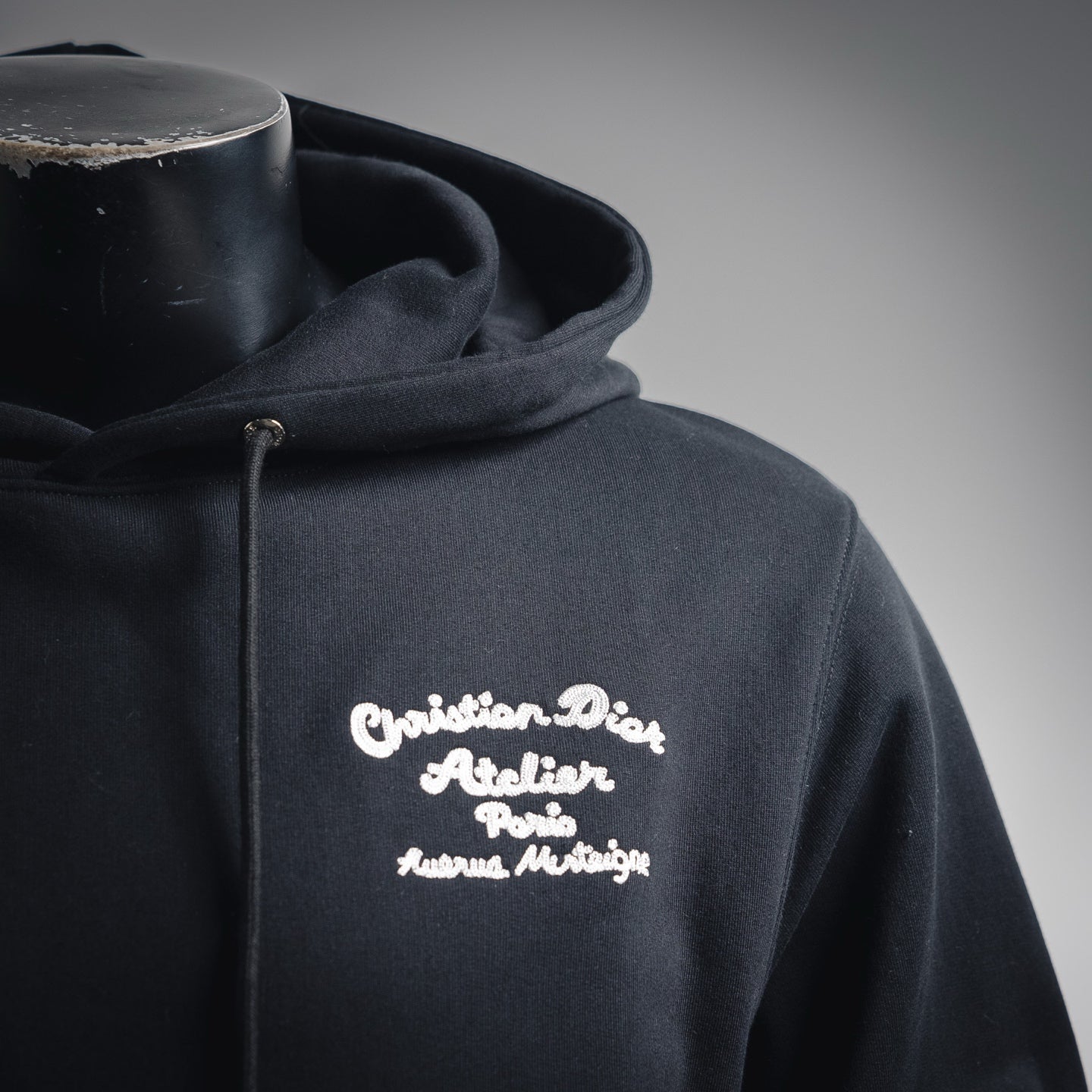 CD 25fw embroidered hoodie