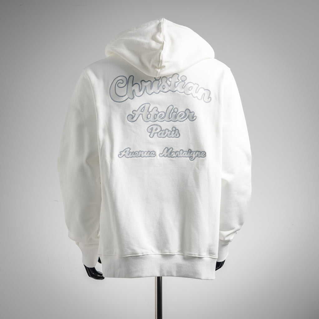 CD 25fw embroidered hoodie