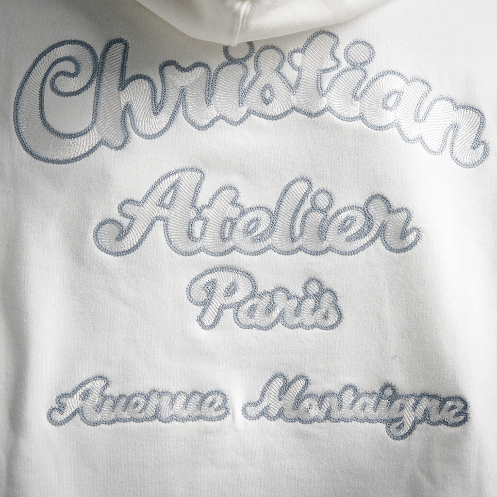 CD 25fw embroidered hoodie