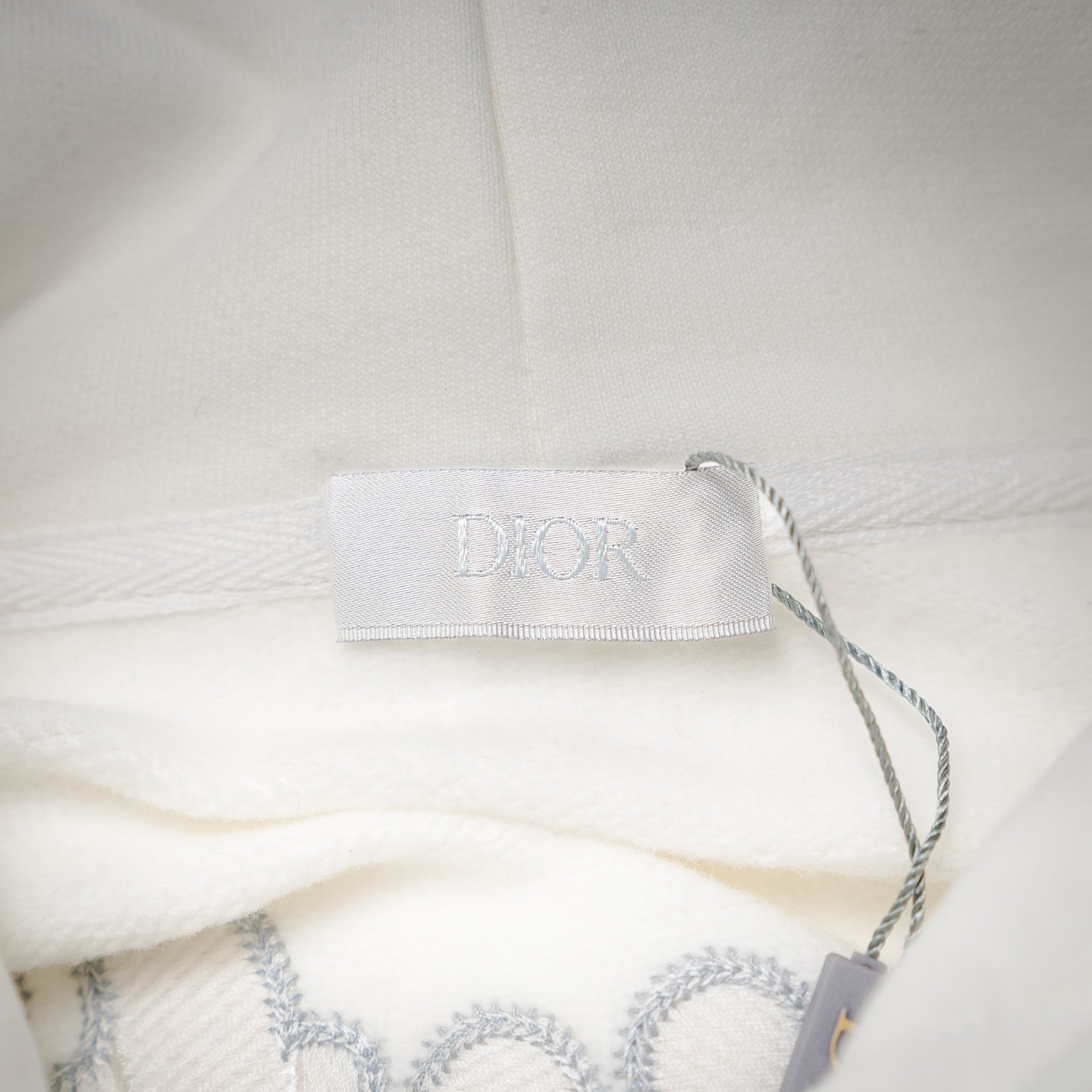 CD 25fw embroidered hoodie