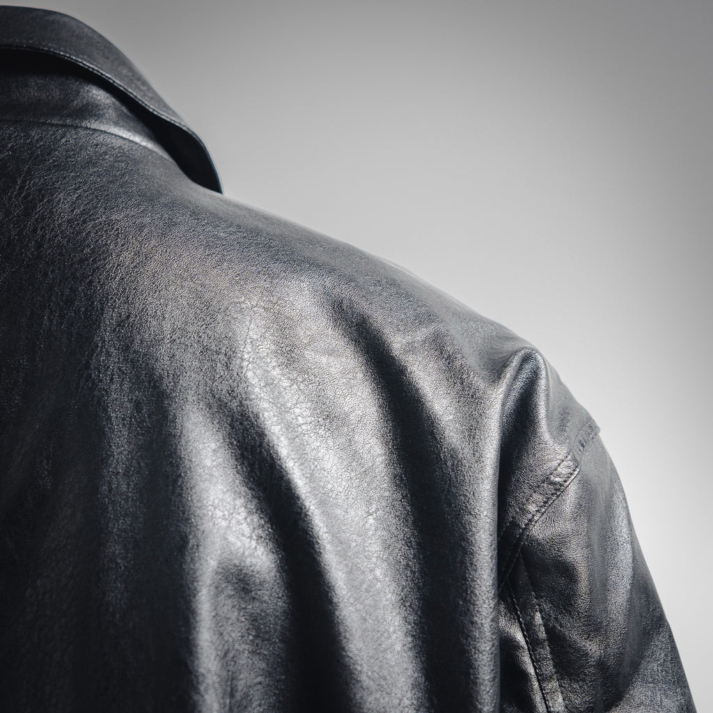 Balen 25fw leather jacket