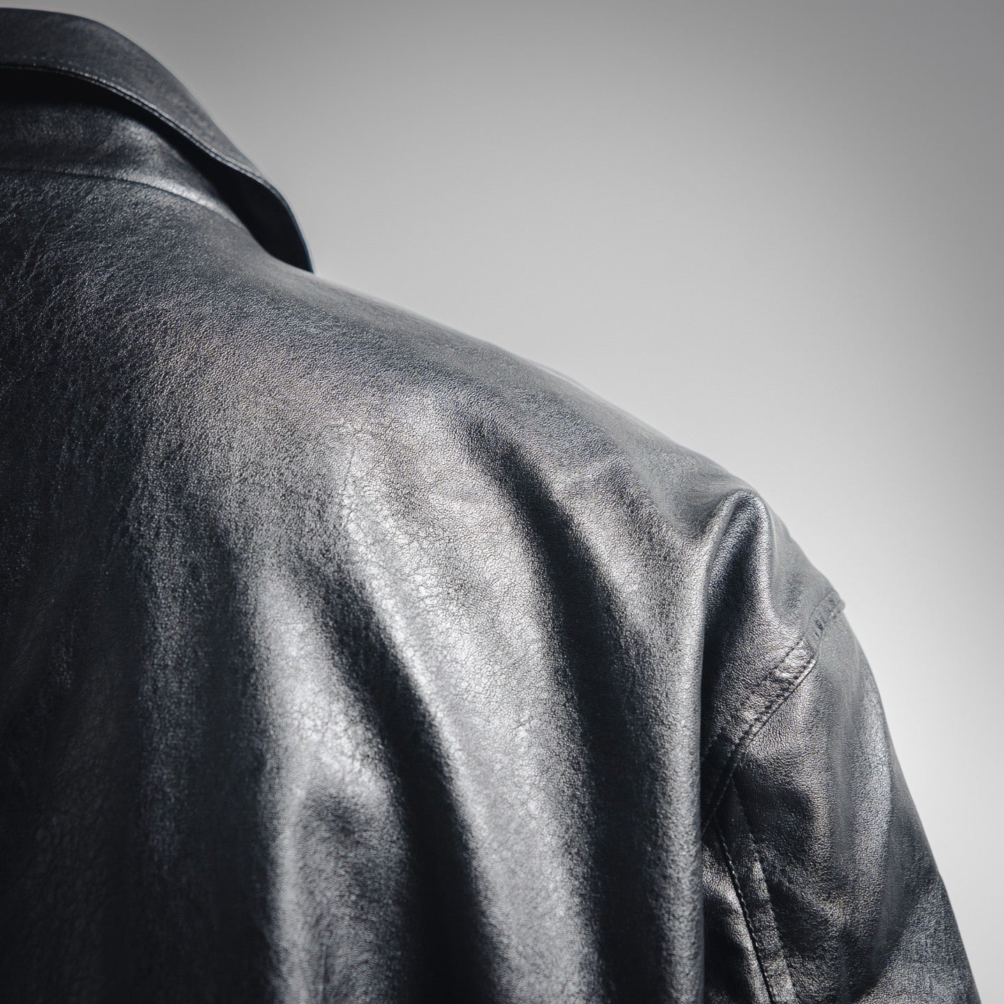 Balen 25fw leather jacket