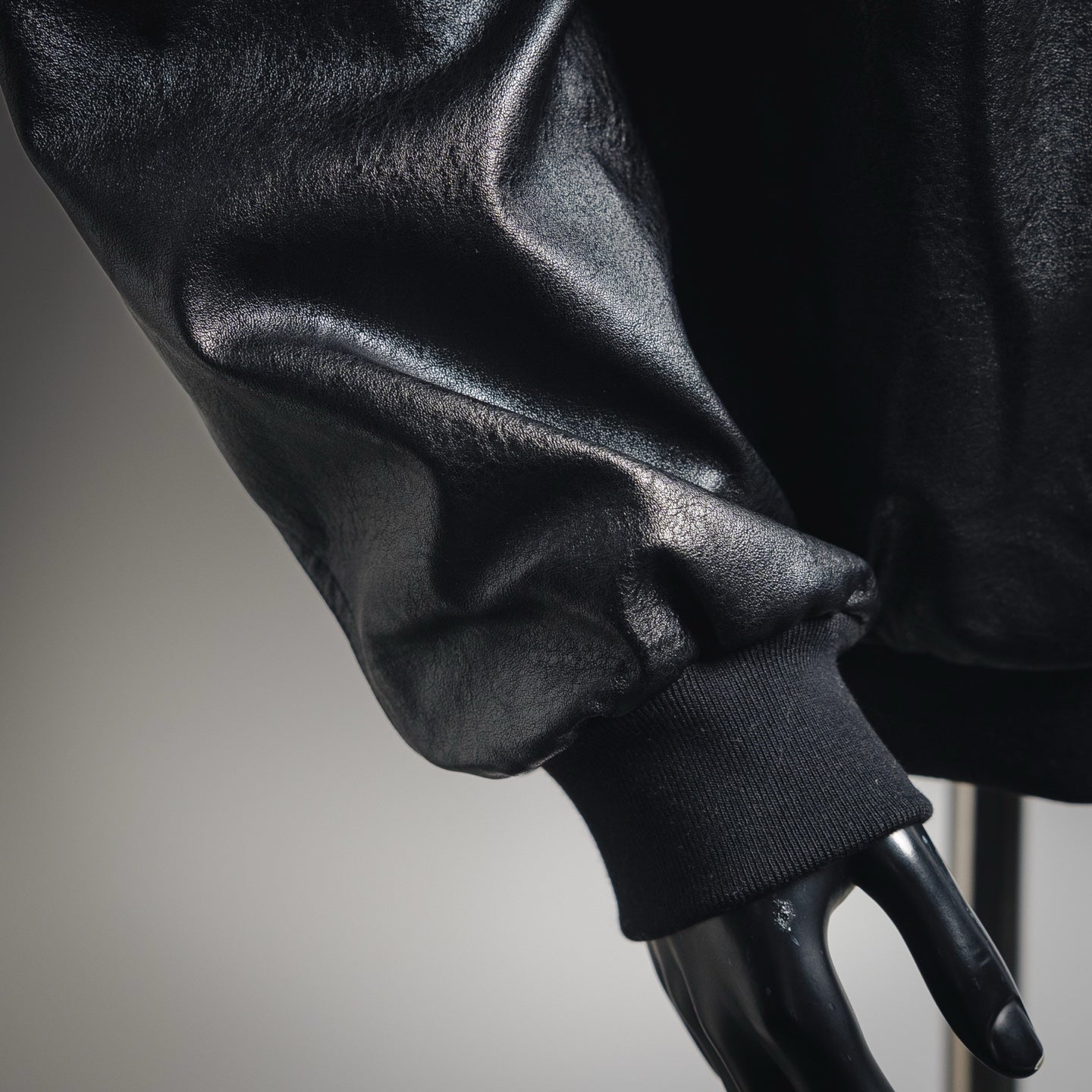 Balen 25fw leather jacket