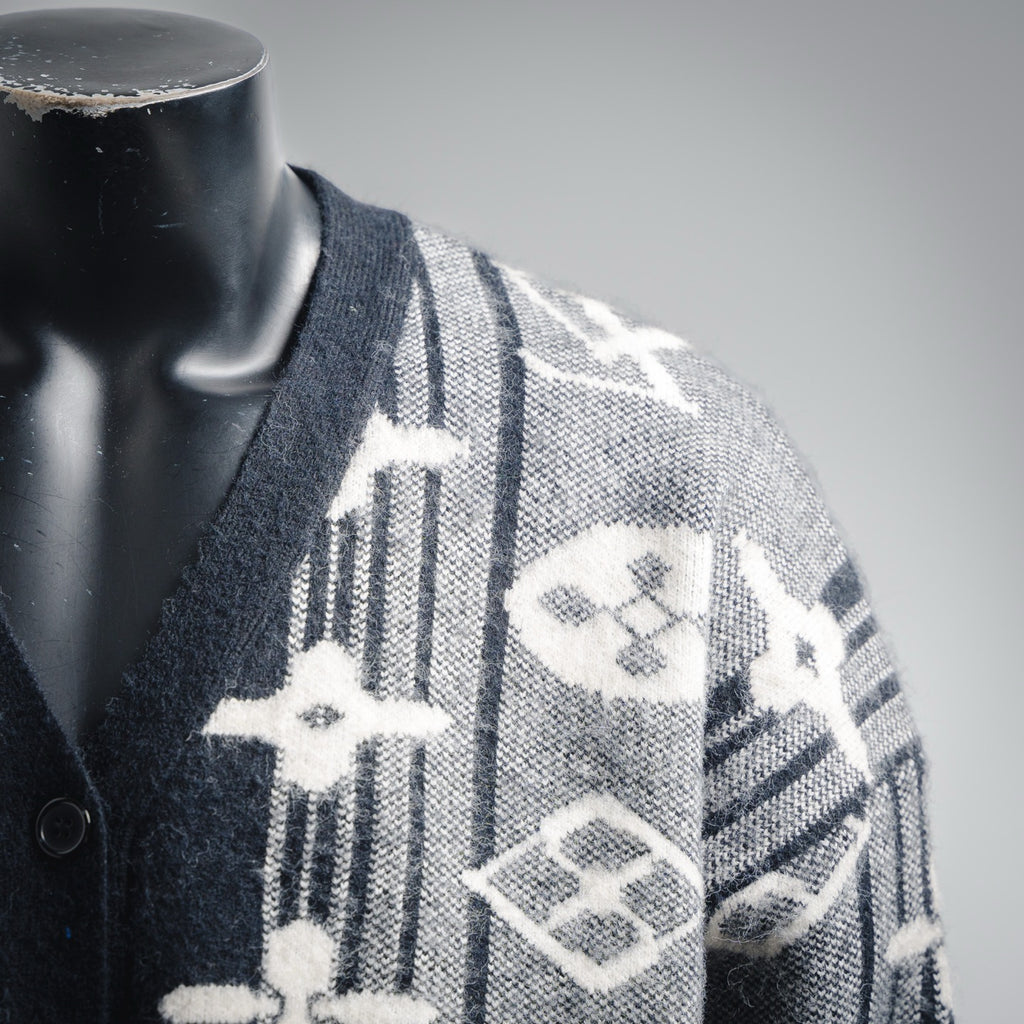 Louis 25fw jacquard cardigan
