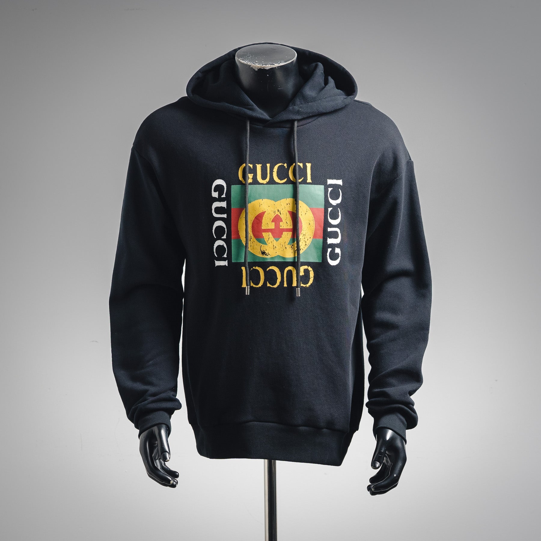Guc 25fw printed hoodie
