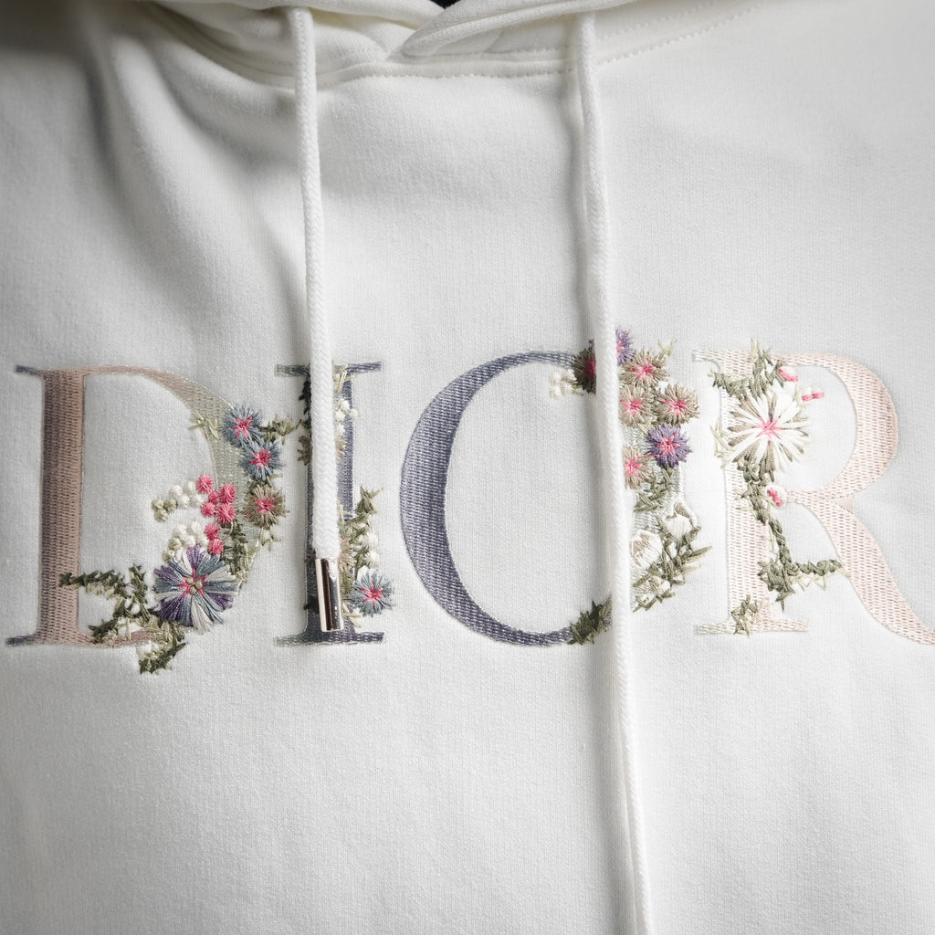 CD 25fw embroidered hoodie