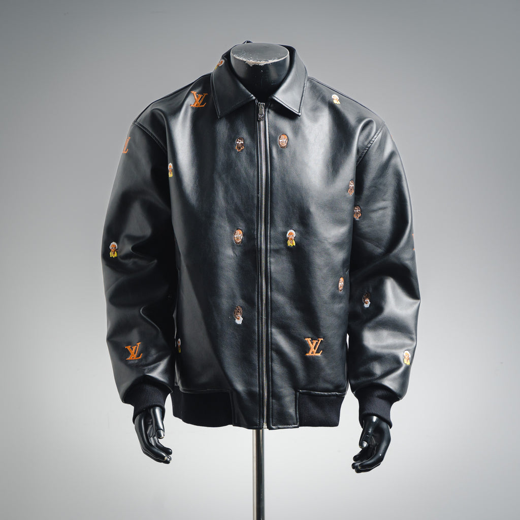 Louis 25fw leather jacket