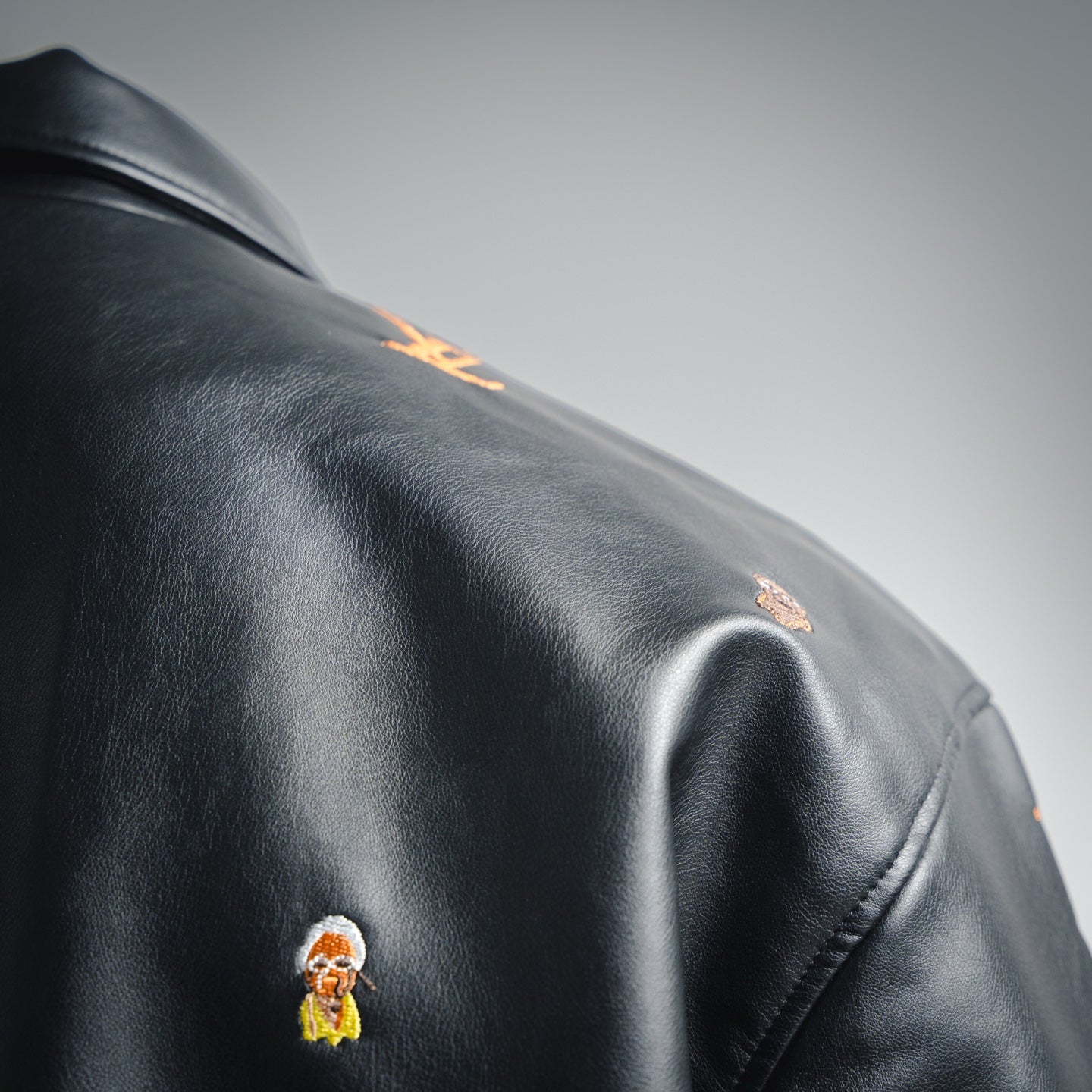 Louis 25fw leather jacket